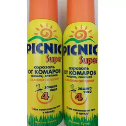 "Picnic" (Пикник) Super-аэрозоль от комаров
