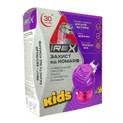 Набор от комаров фумигатор + жидкость 30 ночей для детей с запахом ромашки, Irex