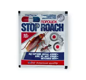 Порошок 10 г от тараканов и муравьев, Stop Roach