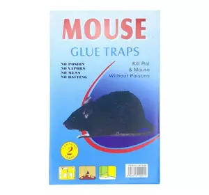 Липучка Mouse от крыс маленькая синяя 2 ленты