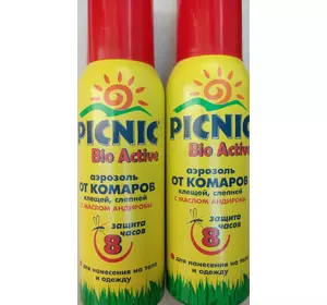 Picnic (Пикник) Bio Active-аэрозоль от комаров и клещей