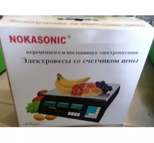 Весы электронные торговые Nokasonic 40 кг (металл)