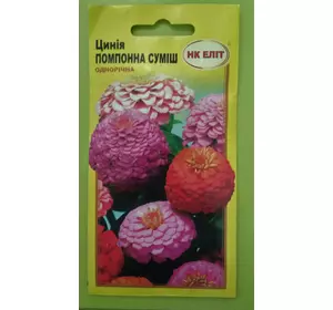 Семена цветов сорт Циния Помпонная смесь 0,3 г  НК Элит   98381672